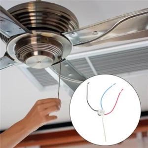 A64K 3Pack Ceiling Fan Light Switch ZE-110 Fan Switch 3 Way Speed Fan Switch Ceiling Pull Chain Switch Replacement