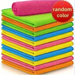 1/3/5/10Pcs Microfiber Cleaning Cloth Set Multi-color Soft Quick-drying Absorbent for Kitchen Bathroom Hotel Home Cleaning